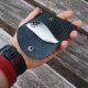 Lietuviška mini odinė piniginė, dėkliukas OGMP1 Krokodilas