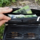 Lietuviška Solidi odinė delninė piniginė su užtrauktuku OGU1k12M2 Krokodilas
