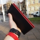 NR. 1 Lietuviška minimalistinė odinė piniginė su raudonu vidumi Su Vyčiu P1K6S1