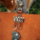 Odinė raktinė, Pagaminta Lietuvoje R1320 Su Vyčiu, Rudas odinis dėklas raktams