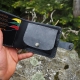 Lietuviška vyriška odinė piniginė su Vyčiu P13K4DS2 Popierinių kupiūrų skyrius užsegamas užtrauktuku, Dėžutės tipo centinė