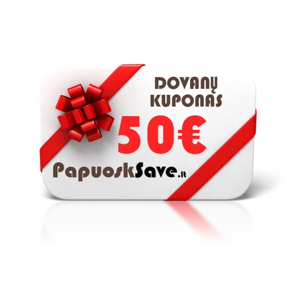 Dovanų kuponas 50 eurų