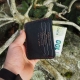 Lietuviška minimalistinė odinė kortelių piniginė su Vyčiu MP4K4
