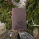 K2 Lietuviška minimalistinė odinė kortelių piniginė  su Vyčiu