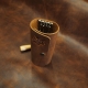 16cm Ilga Odinė raktinė, Pagaminta Lietuvoje R16215 Su Vyčiu, Rudas odinis dėklas raktams