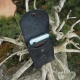 Lietuviškas odinis telefono dėklas ant diržo su Vyčiu TD3 Juodas telefono dėklas ant juosmens