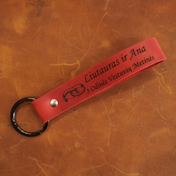 15 x 2 cm Individualus odinis graviruotas raktų pakabukas su Tavo tekstu OP4 3 Odinės vestuvių metinės