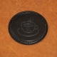 10 cm Dvipusis apsiūtas apvalus natūralios odos kavos padėkliukas Odos Guru