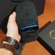 16 x 9 cm Odos Guru Lietuviškas odinis telefono dėklas ant diržo užsegamas su magnetais TD3v2 Juodas telefono dėklas
