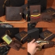 10 x 13 cm Odos Guru Lietuviška rankų darbo vyriška odinė piniginė su Vyčiu P13K7L1DS2 Ruda vyriška odinė piniginė su Vyčiu