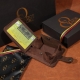 10 x 13 cm Odos Guru Lietuviška rankų darbo vyriška odinė piniginė su Vyčiu P13K7L1DS2 Ruda vyriška odinė piniginė su Vyčiu