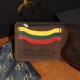 Lietuviška vyriška odinė piniginė P13K4KS2 Popierinių kupiūrų skyrius užsegamas užtrauktuku, Dėžutės tipo centinė