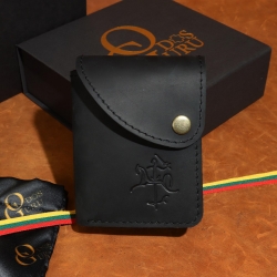 11 x 9 cm Moderni Lietuviška odinė piniginė su RFID iššokančių kortelių dėklu IK11x9mZp1uS, iššokančios kortelės RFID apsauga