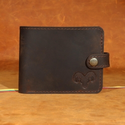 10 x 13 cm Jautis, K10ZS2 Odos Guru Lietuviška rankų darbo vyriška odinė piniginė su Jaučio įspaudu K7LMzSz