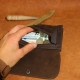 17 x 11 cm PAD1 Piniginė ant diržo - Odos Guru Lietuviška odinė piniginė ant diržo - Pagaminta Lietuvoje