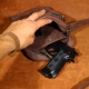 25 x 22 Rankinė pistoletui RTDP1 - Transportavimo dėklas pistoletui- Lietuviška rankų darbo odinė rankinė pistoletui RTDP1
