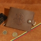 10 x 13 cm Lietuviška vyriška odinė piniginė su Vyčiu P13K4D