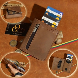 10,5 x 9 cm V11v2 Su magnetais, Moderni Lietuviška odinė piniginė su RFID iššokančių kortelių dėklu IK1mZK4uS
