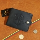 10 x 13 cm Odos Guru Lietuviška rankų darbo vyriška odinė piniginė