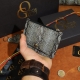 9,5 x 13 cm  Odos Guru Lietuviška individuali rankų darbo odinė piniginė raktinė kortelių dėklas OGRPKD1