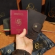14,5 × 11 cm Odos Guru Lietuviškas Verslo klasės Paso dėklas piniginė, kelioninė odinė piniginė su Paso dėklu VKPDP1